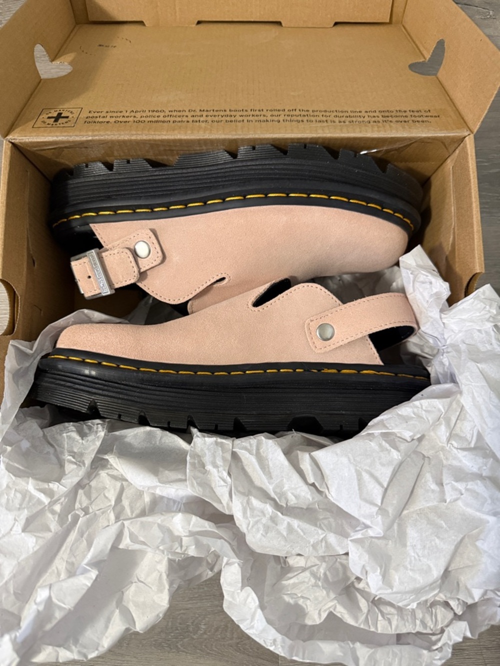 Dr.Martens Women’s Pink Zebzag Mules